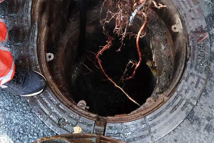 东升镇管道预处理